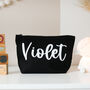 Personalised Cotton Canvas Baby Essentials Pouch, thumbnail 2 of 8