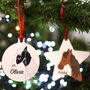Personalised Horse Christmas Decoration Bold, thumbnail 12 of 12