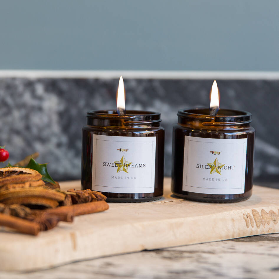 Essential Oils Aromatherapy Soy Wax Candle Gift Set By Ollie & Co