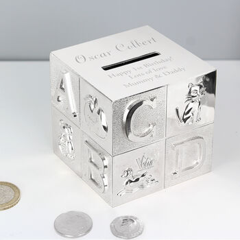 Personalised Abc Money Box, 2 of 4