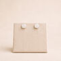 Sterling Silver Rose Flower Stud Earrings, thumbnail 3 of 11