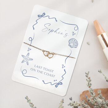 Last Toast On The Coast Hen Party Bracelet Favour, 3 of 9