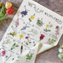 A Z Of Wildflowers Tea Towel, thumbnail 1 of 5