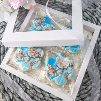 Cherry Blossom Luxury Biscuits Gift Box, 8pcs, 2 of 7