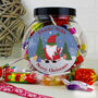 Personalised Christmas Sweetie Jar, thumbnail 2 of 2