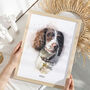 Personalised Watercolour Pet Portrait, thumbnail 7 of 11