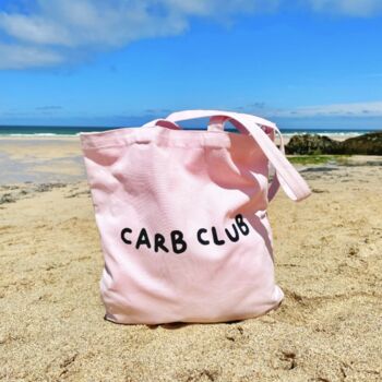 Carb Club Organic Cotton Tote Bag, 3 of 3
