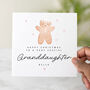 Personalised Gingerbread Granddaughter Christmas Card, thumbnail 1 of 3