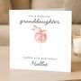 Personalised Granddaughter 4th Birthday Card, thumbnail 1 of 7