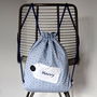 Boy's Personalised Kit Bag Embroidered Tag, thumbnail 2 of 4