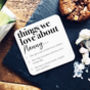 Personalised Things We Love About Mum Or Mummy Coaster, thumbnail 3 of 3