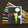 Mini Noodles Greetings Card, thumbnail 3 of 5