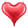 Red Heart Foil Balloon, thumbnail 1 of 3