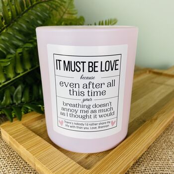 Personalised Funny Valentines Candle, 2 of 11