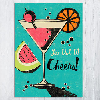 Cocktail Celebration Card, 2 of 2