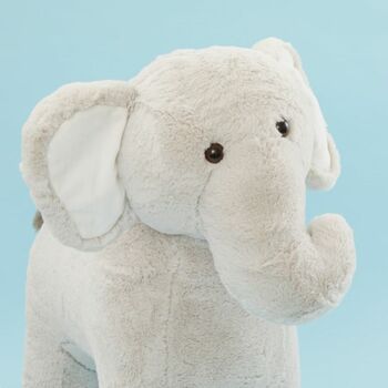 Personalised Grey Elephant Rocker Toy, 2 of 3