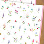 Cross Stitch Wrapping Paper Two Sheets, thumbnail 2 of 5