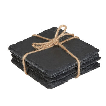Set Of Four Personalised Slate Coasters, 2 of 4