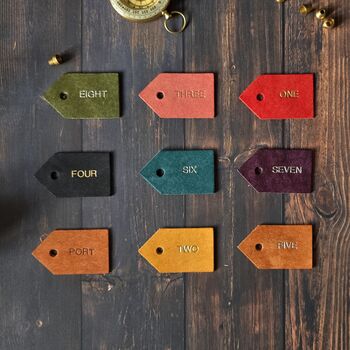 Leather Bottle Opener Keyring Personalised Gift, 7 of 7