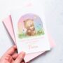 Personalised 1st Father's Day Woodland Animals Card, thumbnail 1 of 7