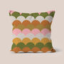 Retro Scallop Patterned Cushion, thumbnail 1 of 2