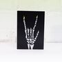 Rock Hand Gothic Birthday Card, thumbnail 5 of 6
