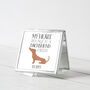 Personalised My Heart Belongs To A Dachshund Mirror, thumbnail 2 of 2