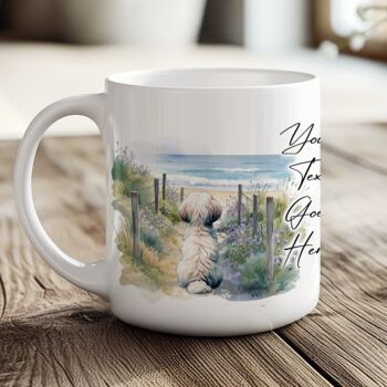 Personalised Maltese Dog Beach Walk Collection, 5 of 8