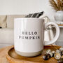 Hello Pumpkin Stoneware Mug, thumbnail 2 of 5