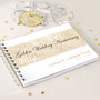 Personalised Golden Wedding Anniversary Guestbook, thumbnail 3 of 10