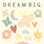 Boy Personalised Dream Big Print, thumbnail 5 of 8