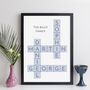Personalised Family Names Print Family Gift, thumbnail 5 of 12