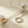 Personalised Quote Circle Necklace, thumbnail 1 of 7