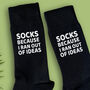 I Ran Out Of Ideas Men's Socks, thumbnail 3 of 3