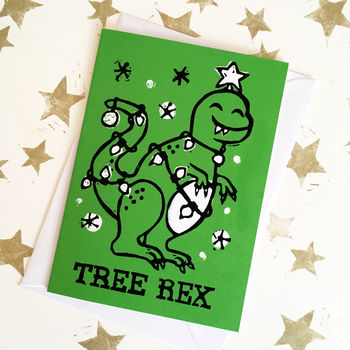 Funny Christmas Cards Packs Dinosaur Pun Five Of 10, 2 of 2