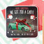 Funny Car Merry Christmas Card Son Daughter Teenager, thumbnail 1 of 4