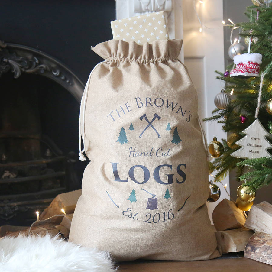 Personalised Family Xmas Sack By My 1st Years | notonthehighstreet.com