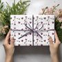 Red Wine Glass Wrapping Paper – Elegant And Sophisticated, thumbnail 7 of 9