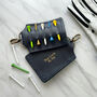Blue Leather Personalised Golf Gift Tee Holder, thumbnail 2 of 4