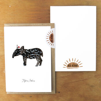 Tapir Calf Christmas Cards, 3 of 7
