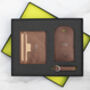 Men's Personalised Leather Wallet Travel Gift Set, thumbnail 10 of 10