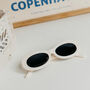Maisie Oval Vintage Style Sunglasses, thumbnail 4 of 7