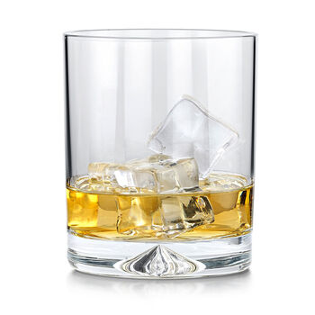 Glass - Whiskey Decanter - Square -For Whiskey, Liquor, Scotch, Vodka, Bourbon - Or For Wine - Decanter With Stopper - Cut Designed - 25 Oz. - 8.75" Height - By Barski - Made In Europe Clear - View #6