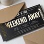 Personalised Weekend Away Gift Voucher For Couple, thumbnail 4 of 9