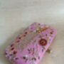 Peacock Rectangular Pink Clutch Bag, thumbnail 8 of 12