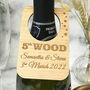 Personalised Anniversary Wine Bottle Label Gift, thumbnail 3 of 9