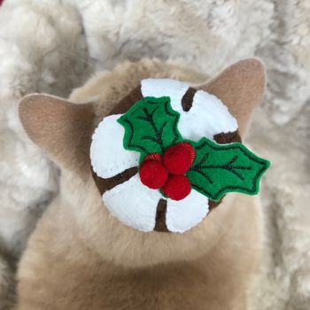 plush christmas pudding