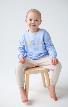 Spring Personalised Name Embroidered Sweatshirt, 3 of 8