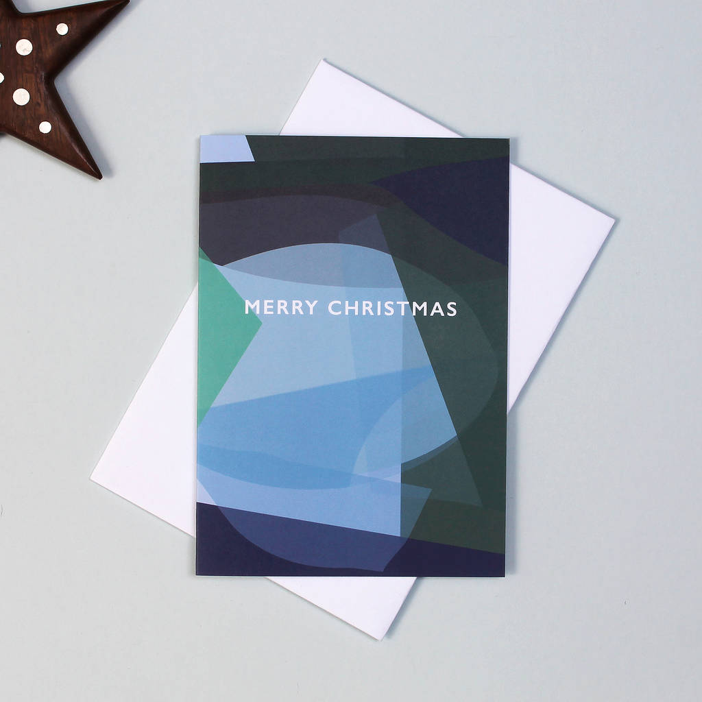 Colourful Modern Christmas Cards By Mock Up Designs