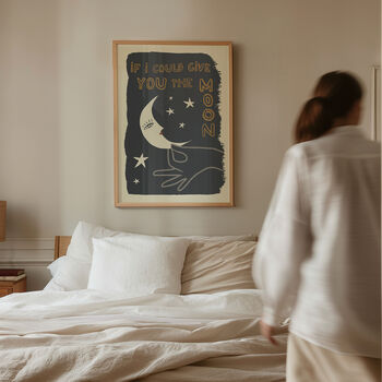 If I Could Give You The Moon Celestial Print, 8 of 10